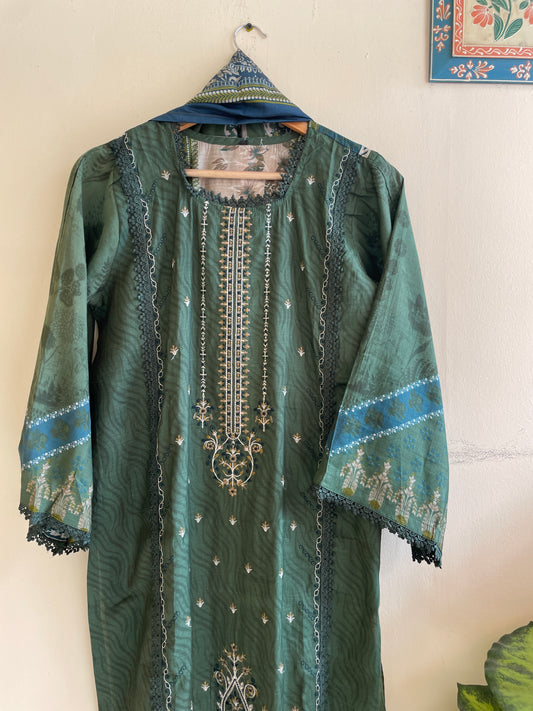 MC102-Ready to wear Premium Embroidered Suit
