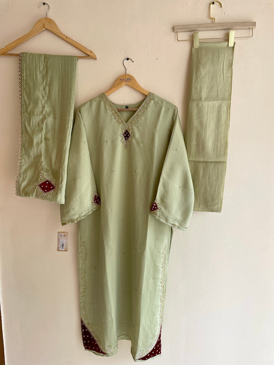 MC206-PREMIUM EMBROIDERED SUIT