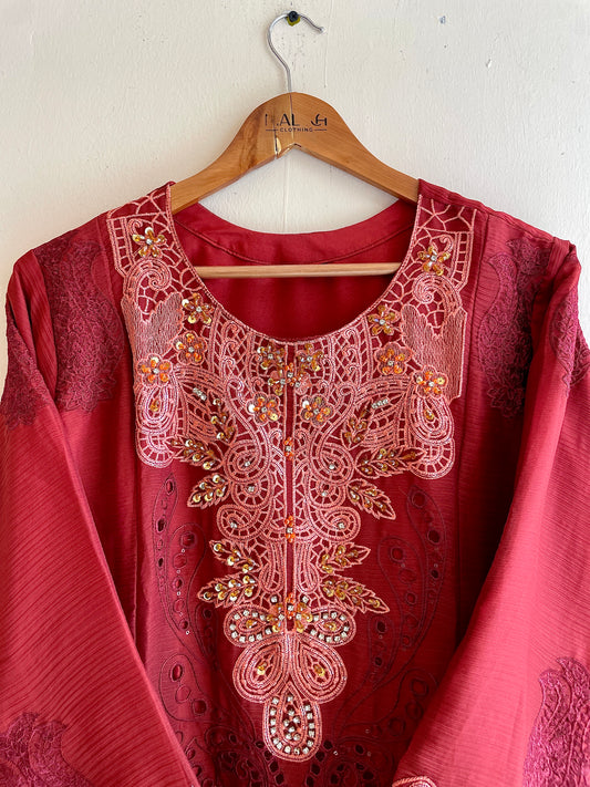 MC143-PREMIUM EMBROIDERED SUIT