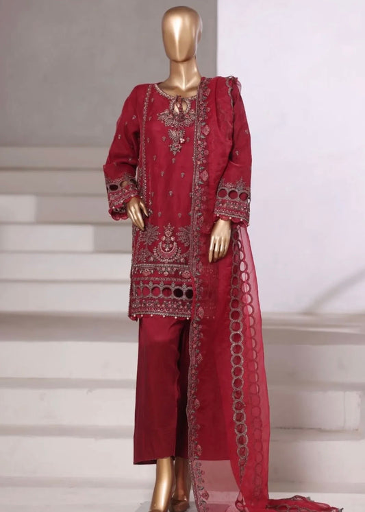 MCSB108-READY TO WEAR ORGANZA SUIT