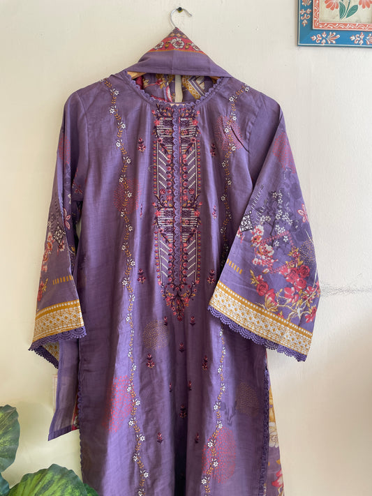 MC103-Ready to wear Premium Embroidered Suit