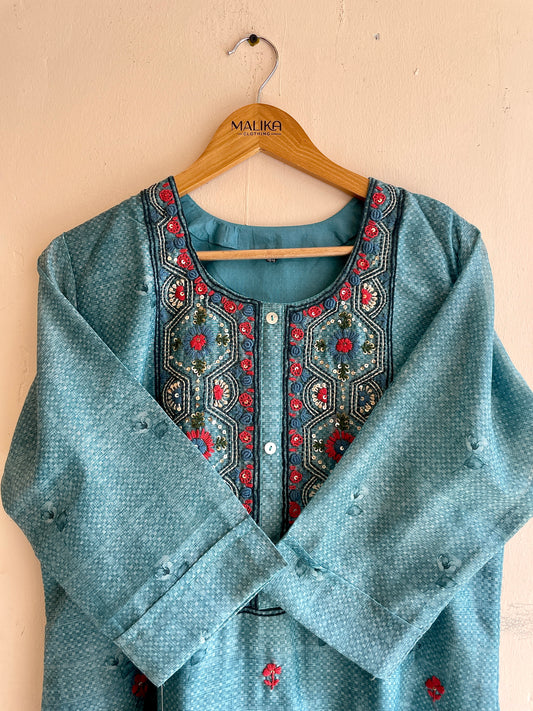 MC166-PREMIUM EMBROIDERED SUIT