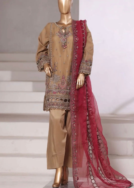 MCSB109-READY TO WEAR ORGANZA SUIT