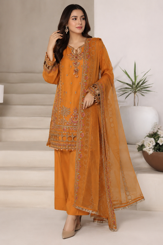 MCSB106-READY TO WEAR ORGANZA SUIT