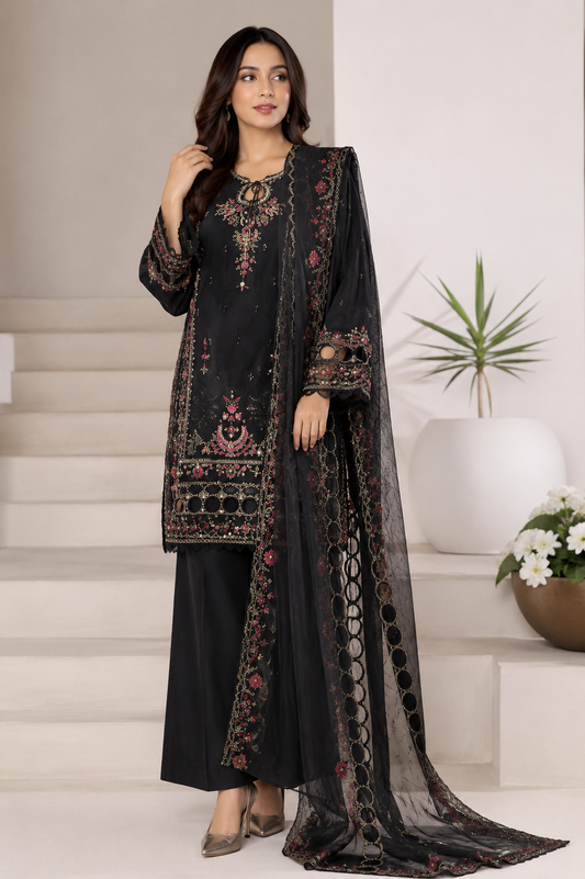 MCSB105-READY TO WEAR ORGANZA SUIT